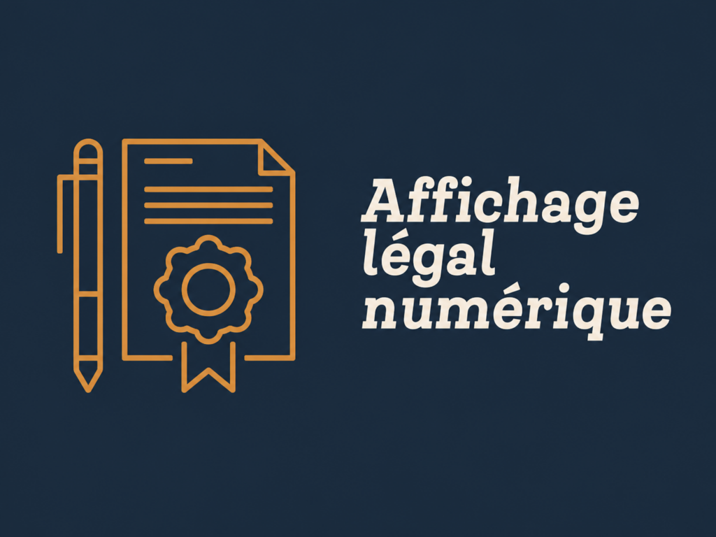 Affichage Légal Numérique
